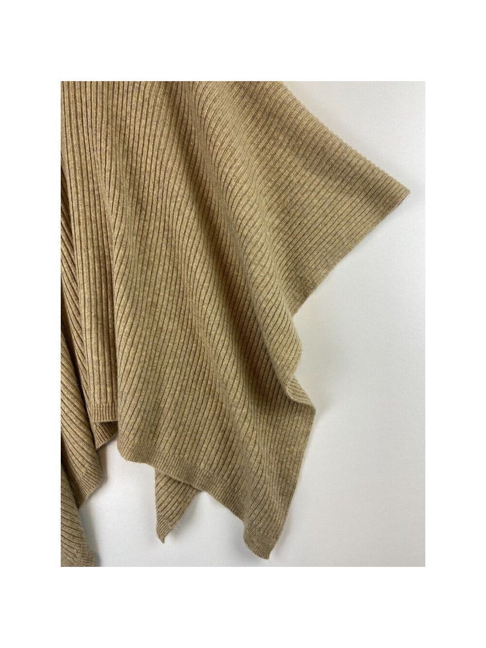 Reitmans Women's Beige Sweater Poncho One Size - Picture 8 of 9